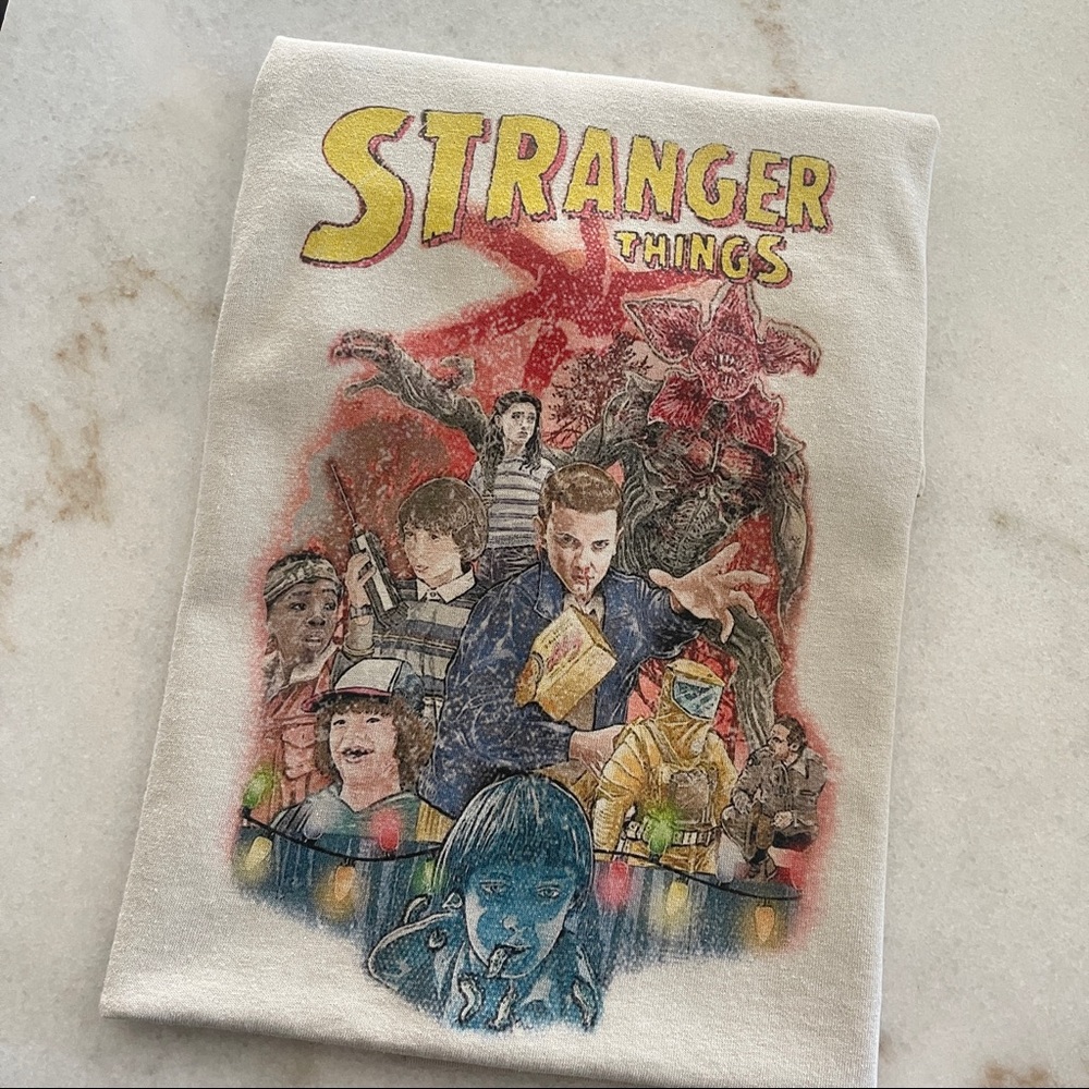 🆕 STRANGER THINGS Fan Merch comic graphic band t shirt Adult Unisex